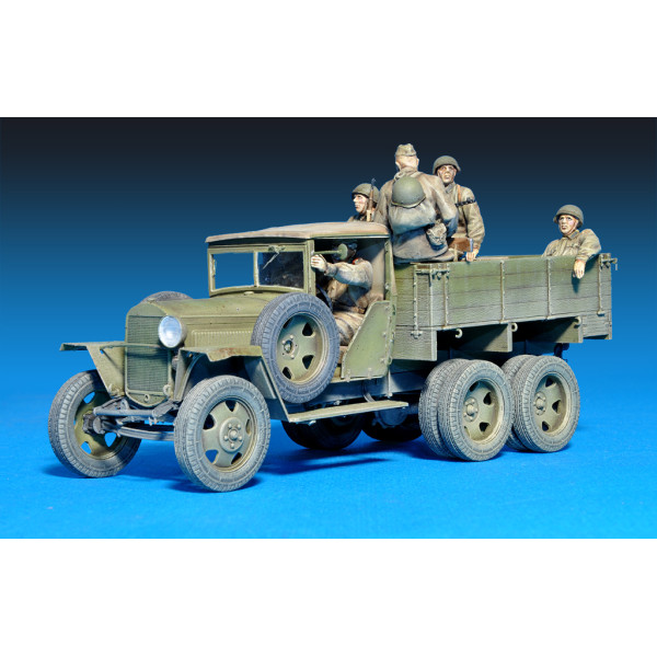 Радянський вантажний автомобіль ГАЗ-ААА Випуску 1941р. з екіпажем 1/35 MiniArt 35173