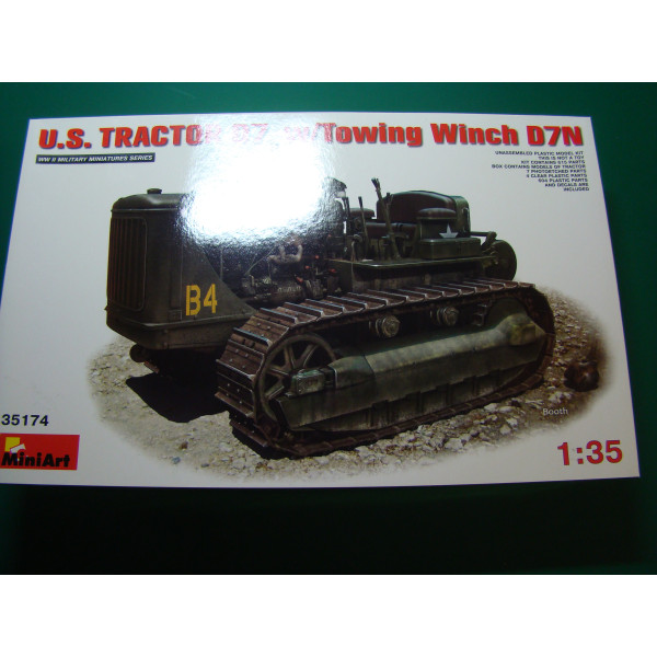 Американський важкий трактор D7 з буксирного лебідкою 1/35 MiniArt 35174