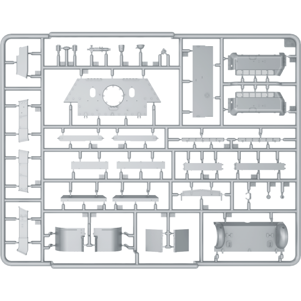  Su-85 mod. 1943 early with Crew 1/35 MiniArt 35178