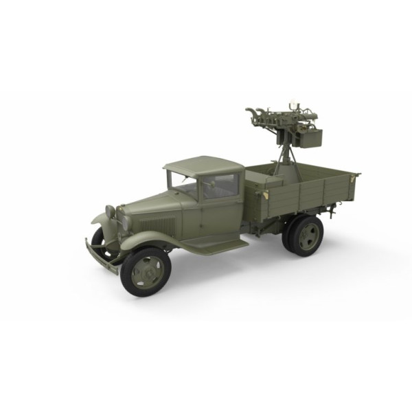 Радянський 1,5 тонний Автомобіль з счетвереним Кулеметом Максим М4 1/35 MiniArt 35186
