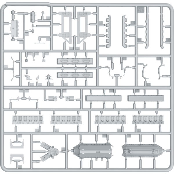 Двигун V-2-34 з трансмісією 1/35 MiniArt 35205