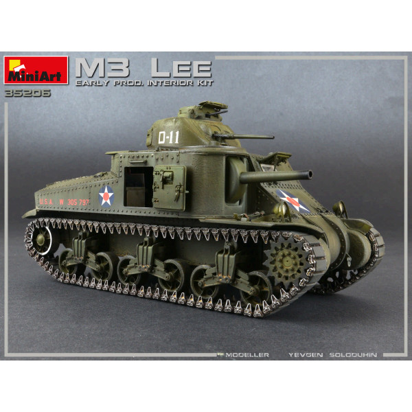 M3 Lee, раннього випуску з інтер'єром 1/35 MiniArt 35206