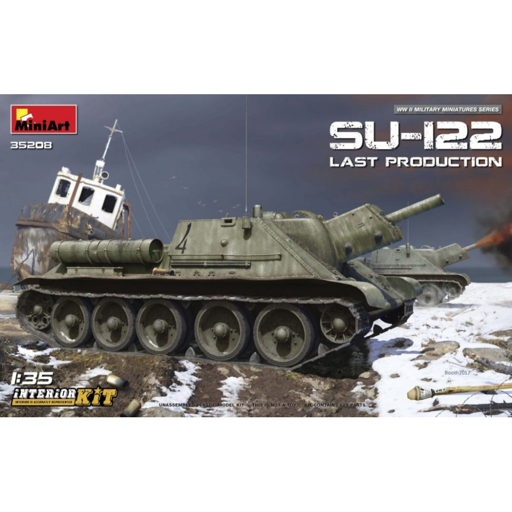 Soviet Self-Propelled Gun SU-122 (Last Production) 1/35 MiniArt 35208