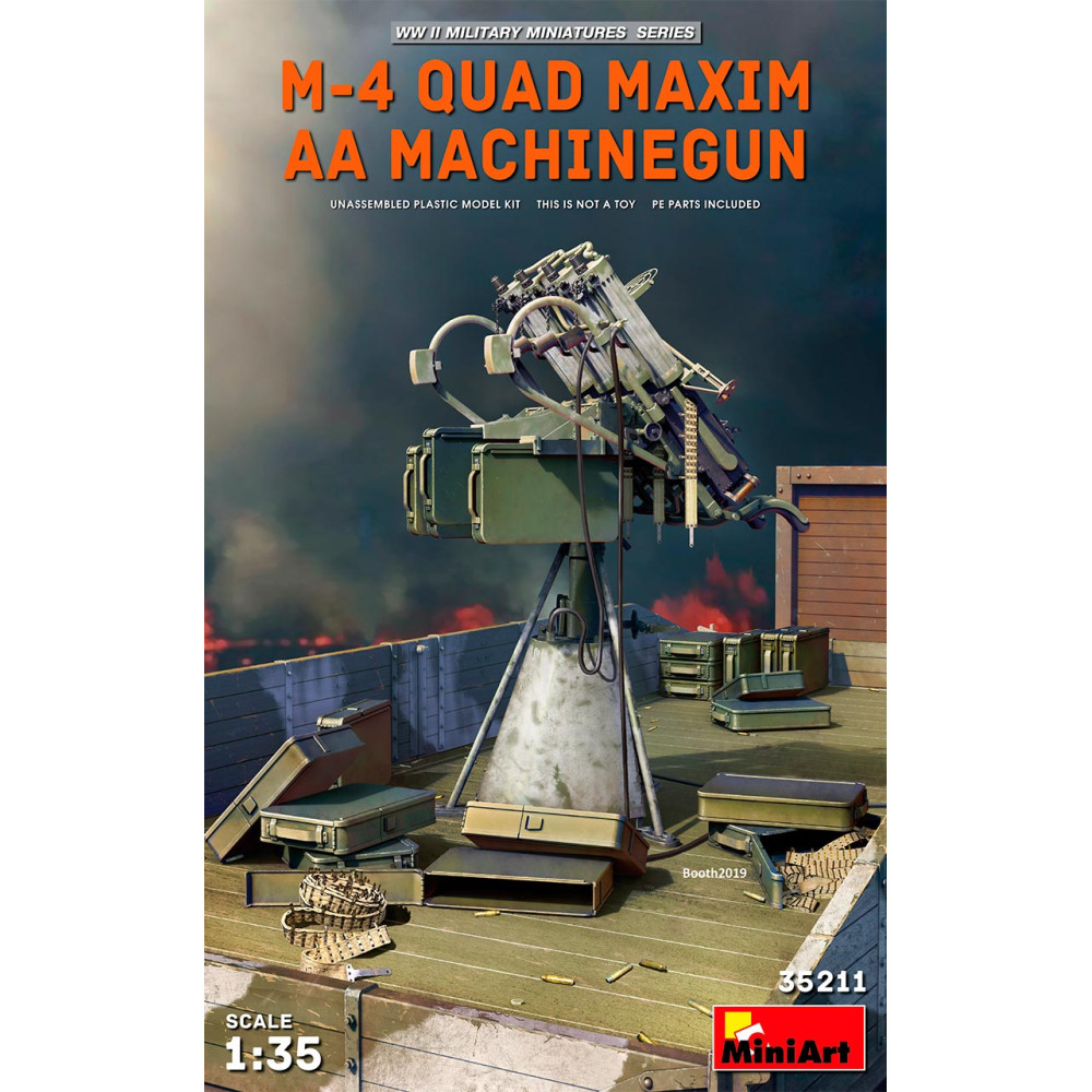 M-4 Quad Maxim AA Machinegun  1/35 MiniArt 35211