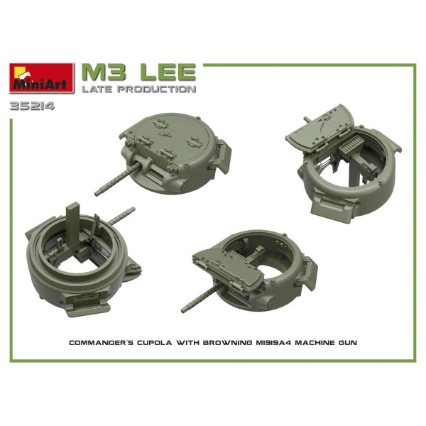 Американський середній танк M3 Lee (пізнього випуску) 1/35 MiniArt 35214