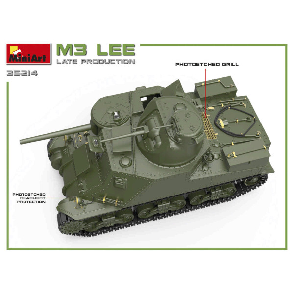Американський середній танк M3 Lee (пізнього випуску) 1/35 MiniArt 35214