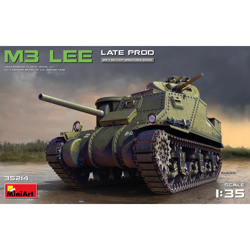 Американський середній танк M3 Lee (пізнього випуску) 1/35 MiniArt 35214
