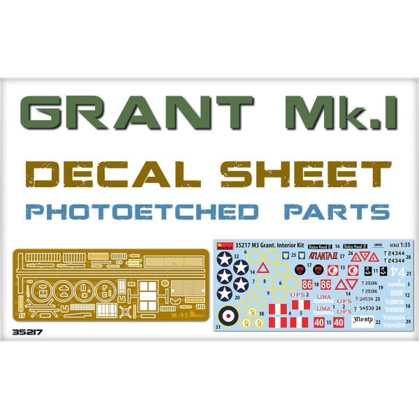 GRANT Mk.I з інтер'єром 1/35 MiniArt 35217
