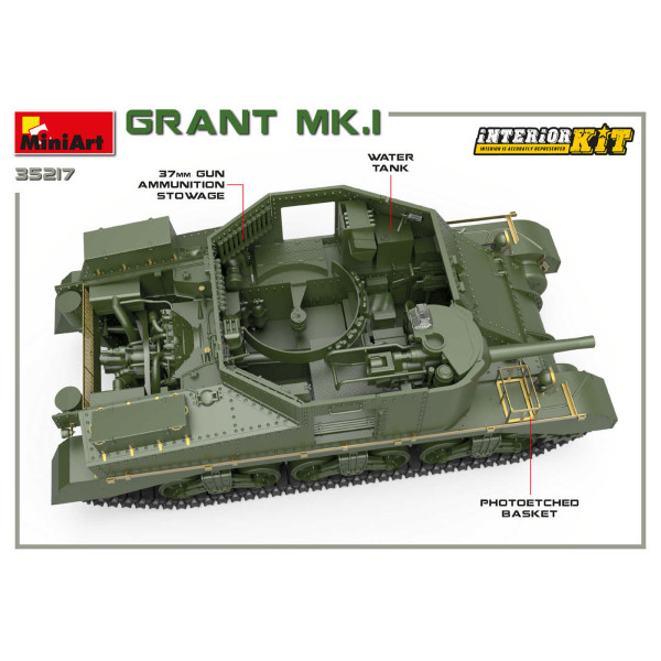 GRANT Mk.I з інтер'єром 1/35 MiniArt 35217