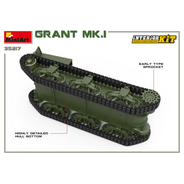 GRANT Mk.I з інтер'єром 1/35 MiniArt 35217
