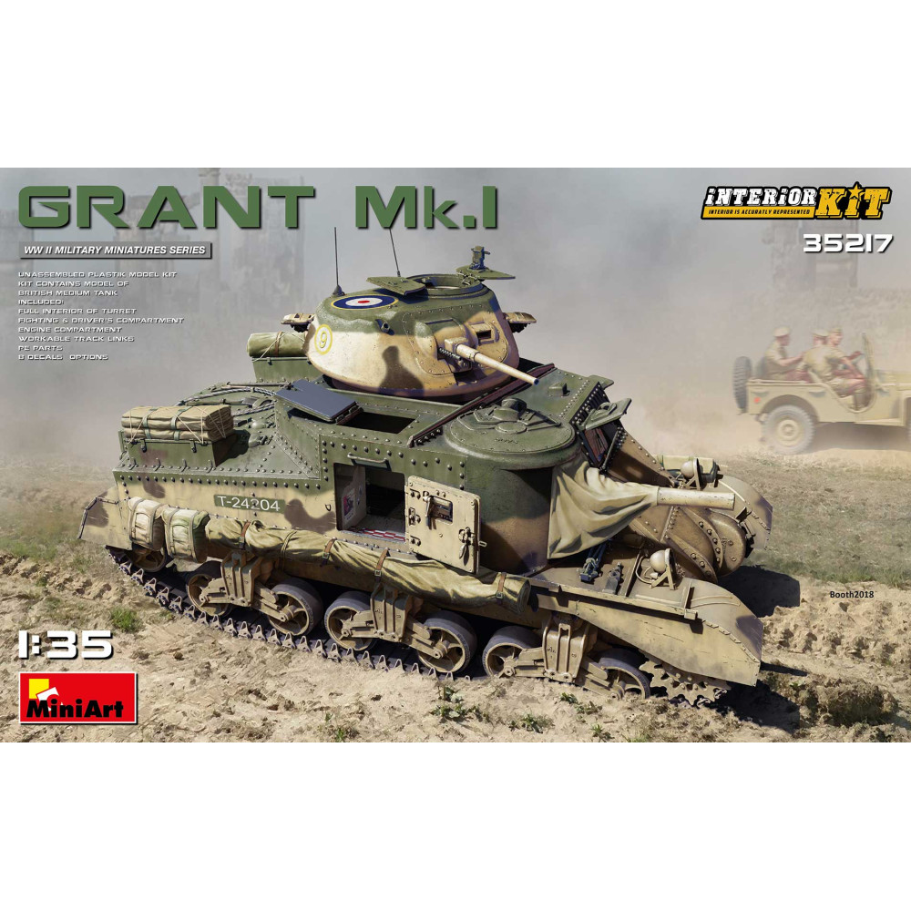 GRANT Mk.I з інтер'єром 1/35 MiniArt 35217