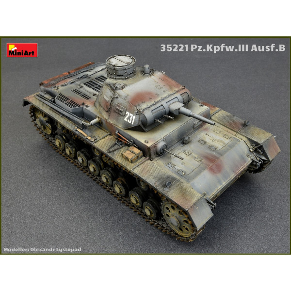 Середній танк Pz.Kpfw.III Ausf.B з Екіпажем 1/35 MiniArt 35221