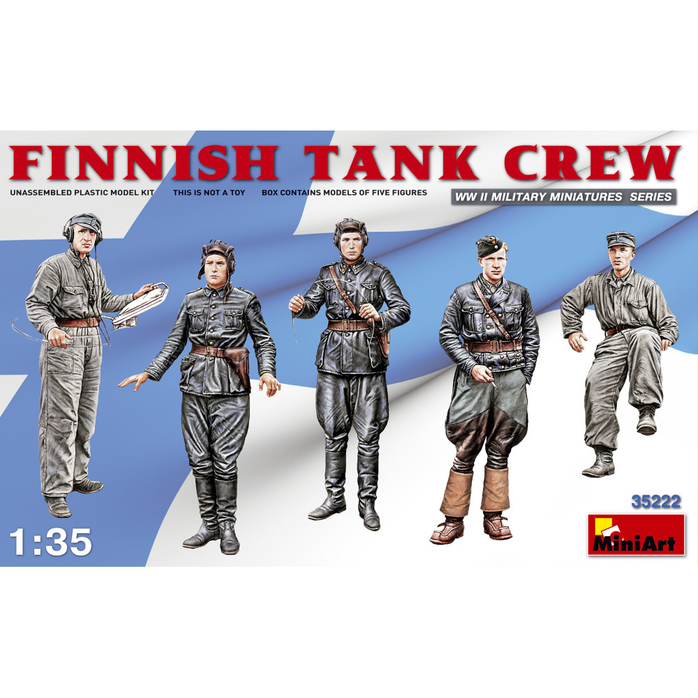 Finnish Tank Crew  1/35 MiniArt 35222