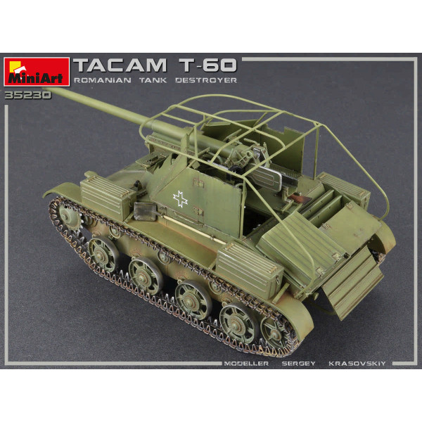 САУ TACAM T-60 румунський танк з інтер'єром 1/35 Miniart 35230