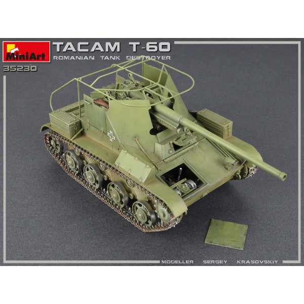 САУ TACAM T-60 румунський танк з інтер'єром 1/35 Miniart 35230