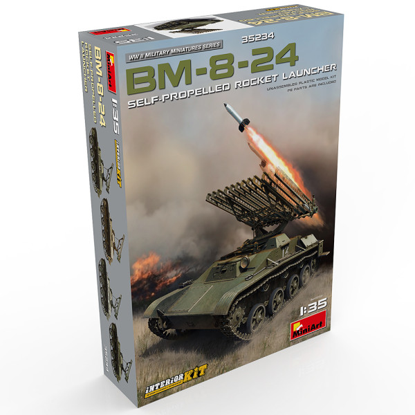 BM-8-24 self-propelled rocket launcher 1/35 MiniArt 35234