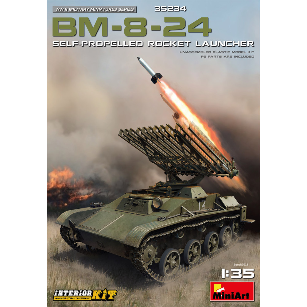 BM-8-24 self-propelled rocket launcher 1/35 MiniArt 35234