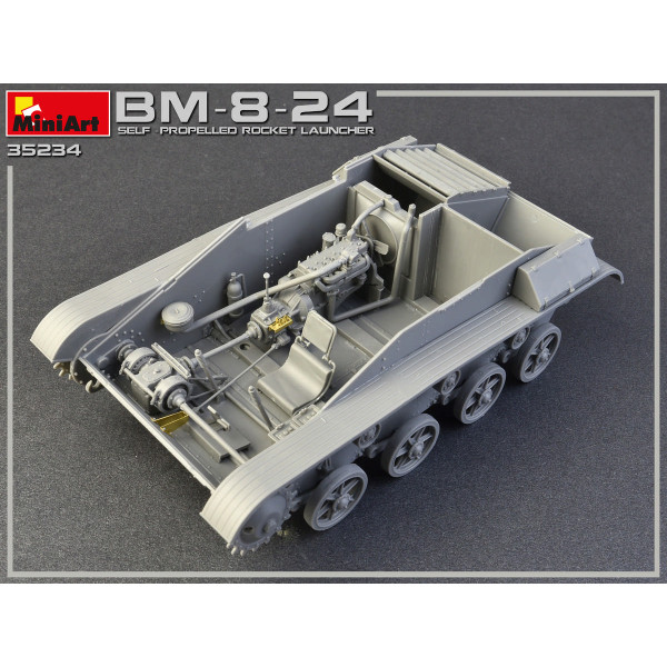 BM-8-24 self-propelled rocket launcher 1/35 MiniArt 35234