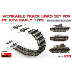 Workable Track Links Set for Pz. III/IV. Early Type 1/35 MiniArt 35235