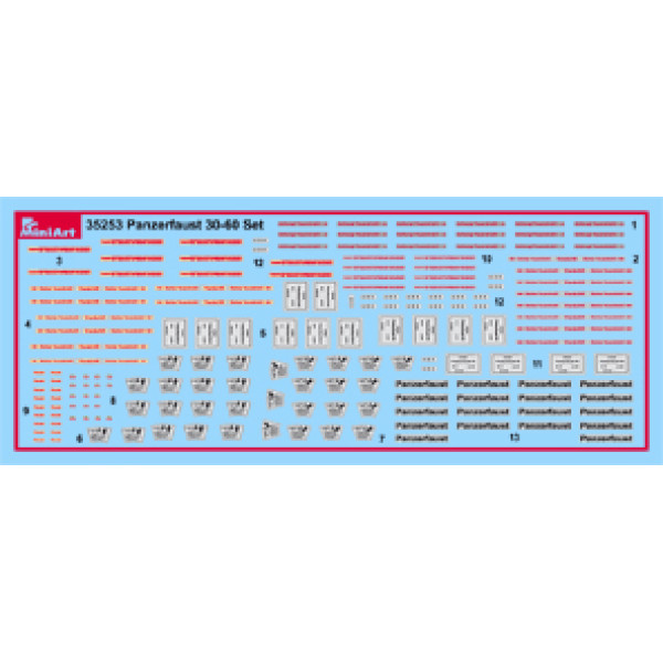  Panzerfaust 30/60 set 1/35 MiniArt 35253