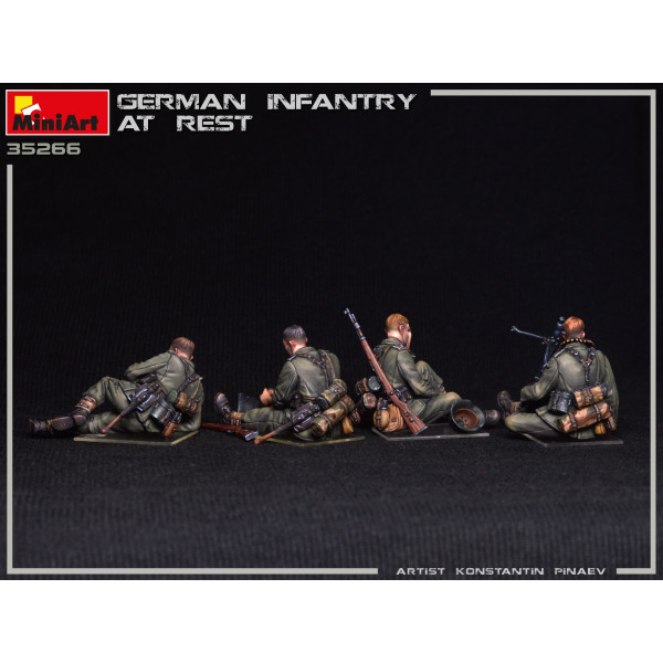 Німецька піхота на відпочинку 1/35 MiniArt 35266