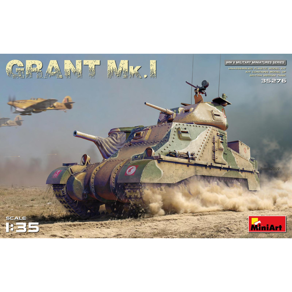 Американський середній танк Grant Mk.l 1/35 MiniArt 35276