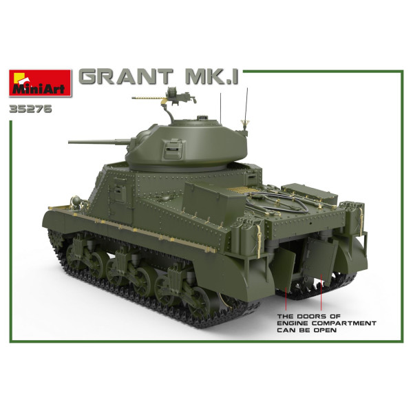 Американський середній танк Grant Mk.l 1/35 MiniArt 35276