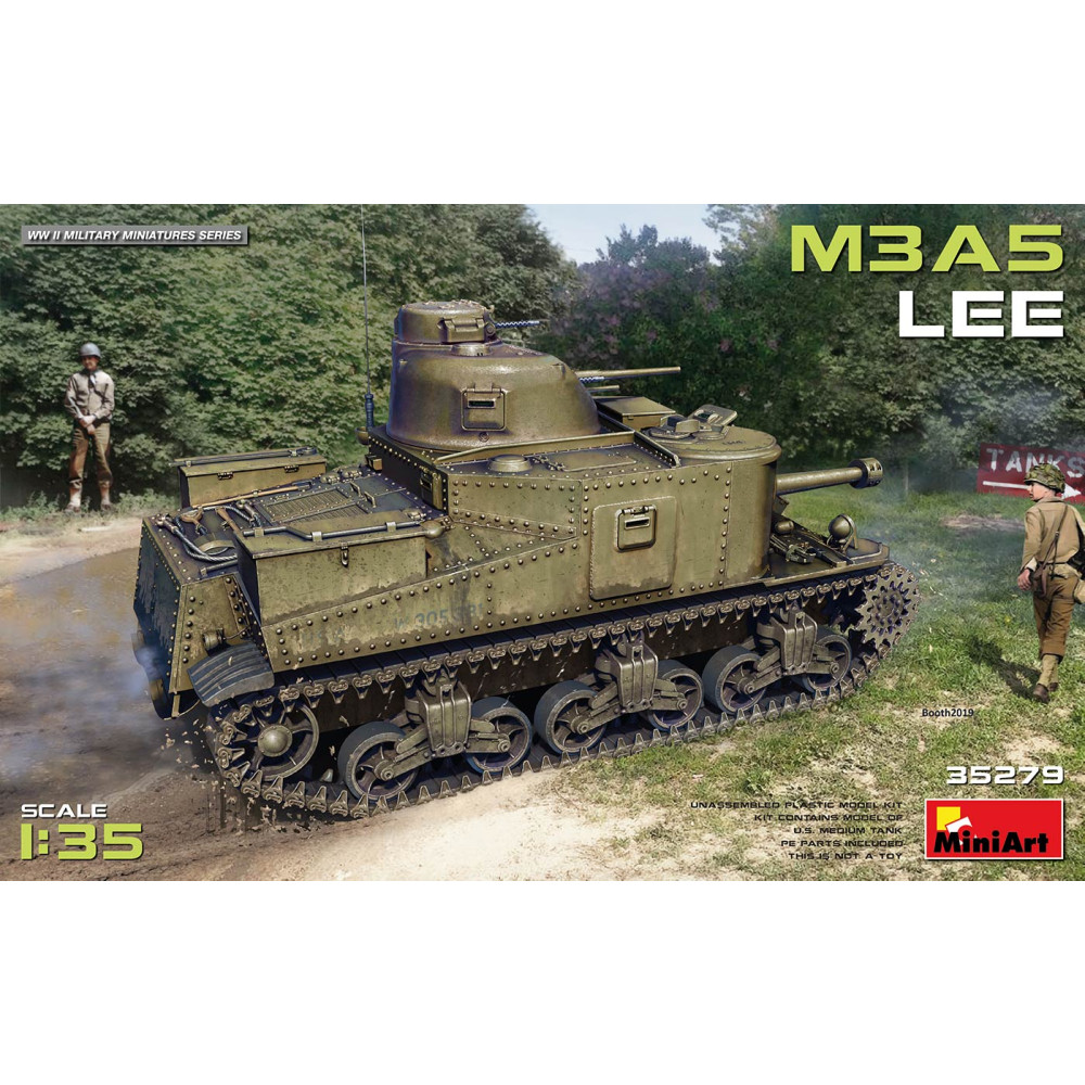 Американський середній танк M3A5 Lee  1/35 MiniArt 35279