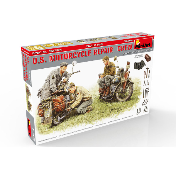 Американські мотоцикли на ремонті. спец випуск 1/35 MiniArt 35284