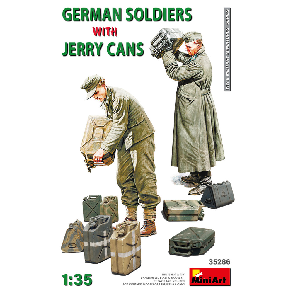 GERMAN SOLDIERS WITH JERRY CANS 1/35 MiniArt 35286