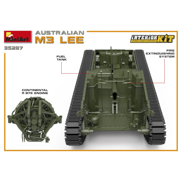 Австралійський М3 «Лі» з інтер'єром 1/35 MiniArt 35287