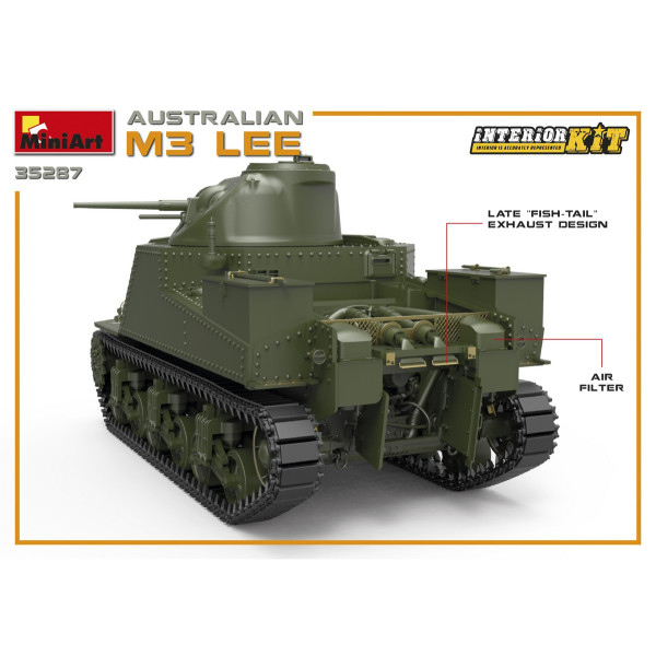 Австралійський М3 «Лі» з інтер'єром 1/35 MiniArt 35287