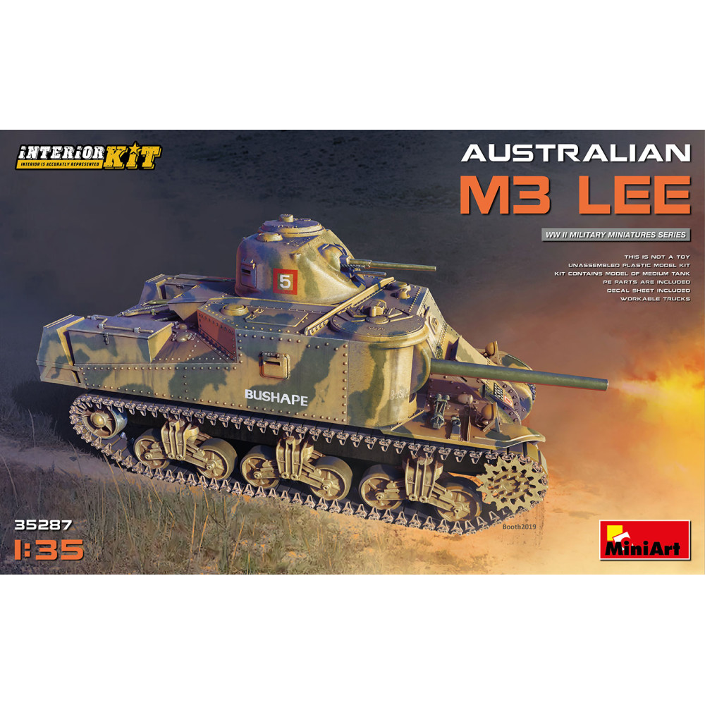Австралійський М3 «Лі» з інтер'єром 1/35 MiniArt 35287