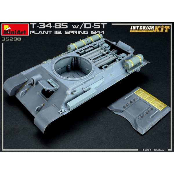 Т-34/85 з Д-5Т. Завод 112. Весна 1944 року. З Інтер'єром 1/35 MiniArt 35290