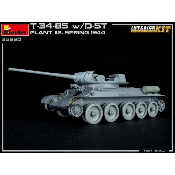 Т-34/85 з Д-5Т. Завод 112. Весна 1944 року. З Інтер'єром 1/35 MiniArt 35290