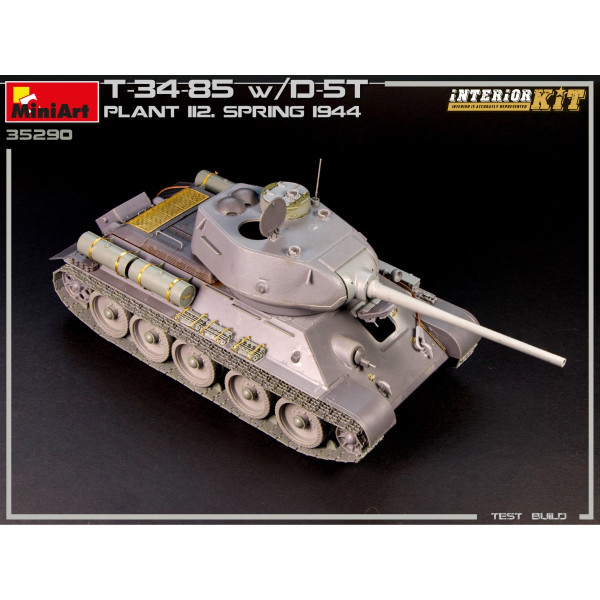 Т-34/85 з Д-5Т. Завод 112. Весна 1944 року. З Інтер'єром 1/35 MiniArt 35290