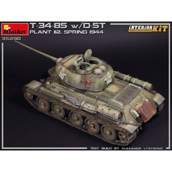 Т-34/85 з Д-5Т. Завод 112. Весна 1944 року. З Інтер'єром 1/35 MiniArt 35290