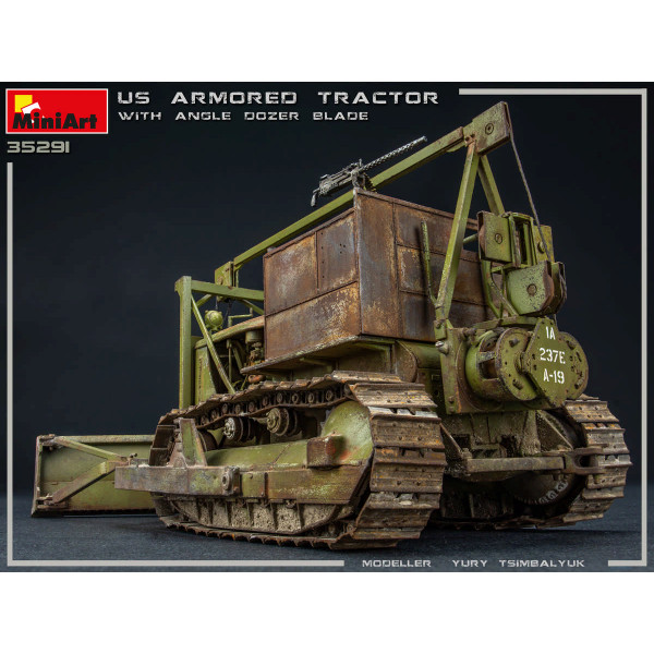 Американський Броньований Трактор з бульдозерним відвалом 1/35 MiniArt 35291