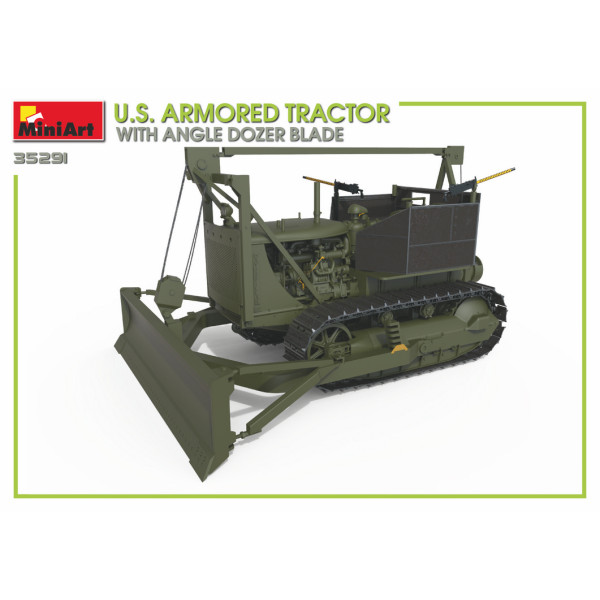 Американський Броньований Трактор з бульдозерним відвалом 1/35 MiniArt 35291