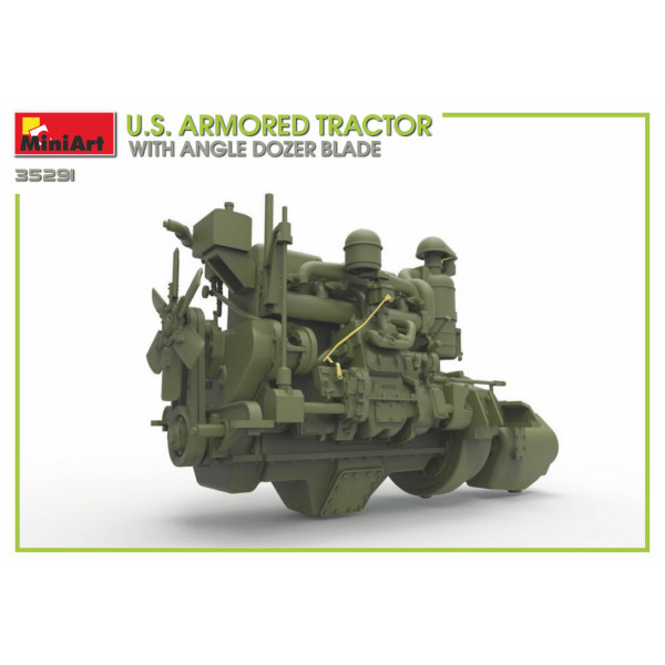 Американський Броньований Трактор з бульдозерним відвалом 1/35 MiniArt 35291