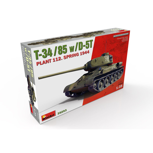 Т-34/85 з гарматами Д-5Т ЗАВОД 112. Весна 1944 1/35 MiniArt 35293