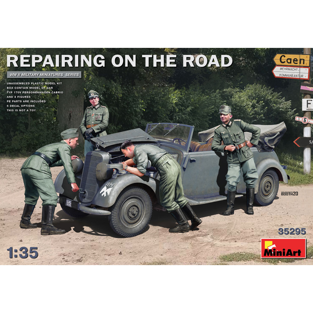 REPAIRING ON THE ROAD 1/35 MiniArt 35295
