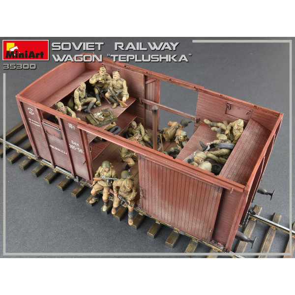 SOVIET RAILWAY WAGON “TEPLUSHKA” 1/35 MiniArt 35300
