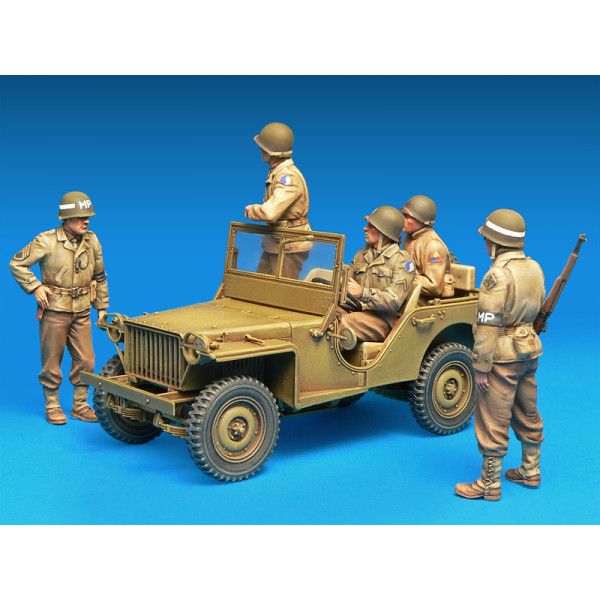 Американський ЕКІПАЖ джип та поліцейські. СПЕЦІАЛЬНЕ ВИДАННЯ 1/35 MiniArt 35308