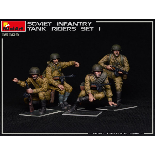 Радянські Солдати їдуть на Танку Набір # 1 1/35 MiniArt 35309