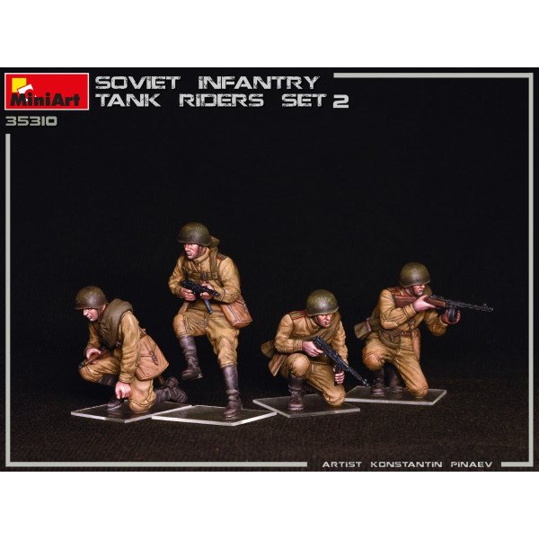 Радянські Солдати їдуть на Танку Набір # 2 1/35 MiniArt 35310