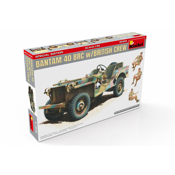 Бантам 40 БРЦ із Британським екіпажем. Спеціальне видання 1/35 MiniArt 35324