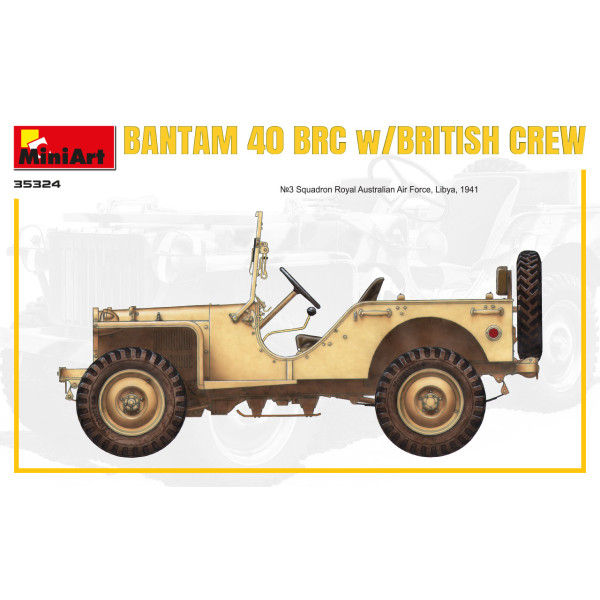 Бантам 40 БРЦ із Британським екіпажем. Спеціальне видання 1/35 MiniArt 35324