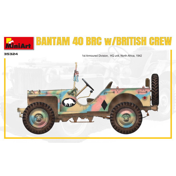 Бантам 40 БРЦ із Британським екіпажем. Спеціальне видання 1/35 MiniArt 35324
