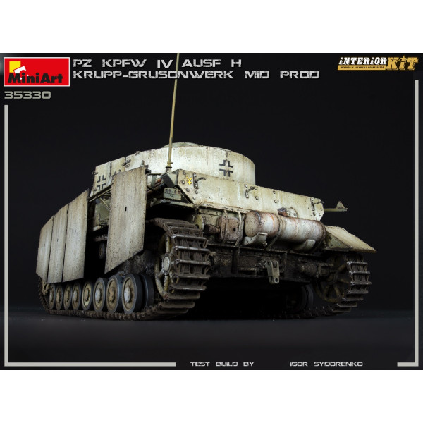 Pz.Kpfw.IV Ausf. H KRUPP-GRUSONWERK. Середнє вироництво. Серпень-вересень 1943. INTERIOR KIT 1/35 MiniArt 35330